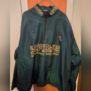 Surf Style Green Windbreaker